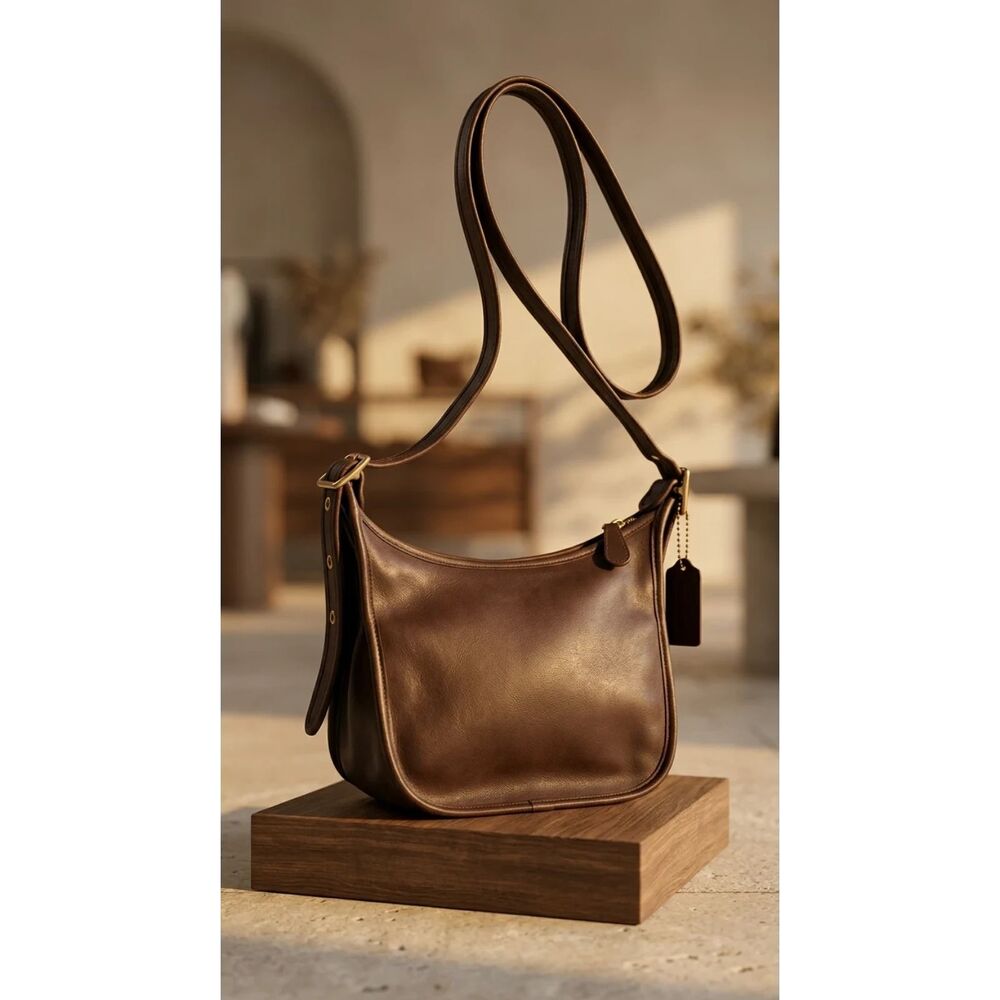 Coach Dark chocolate brown Genuine leather (glove-tanned cowhide) Bag | Sz OS